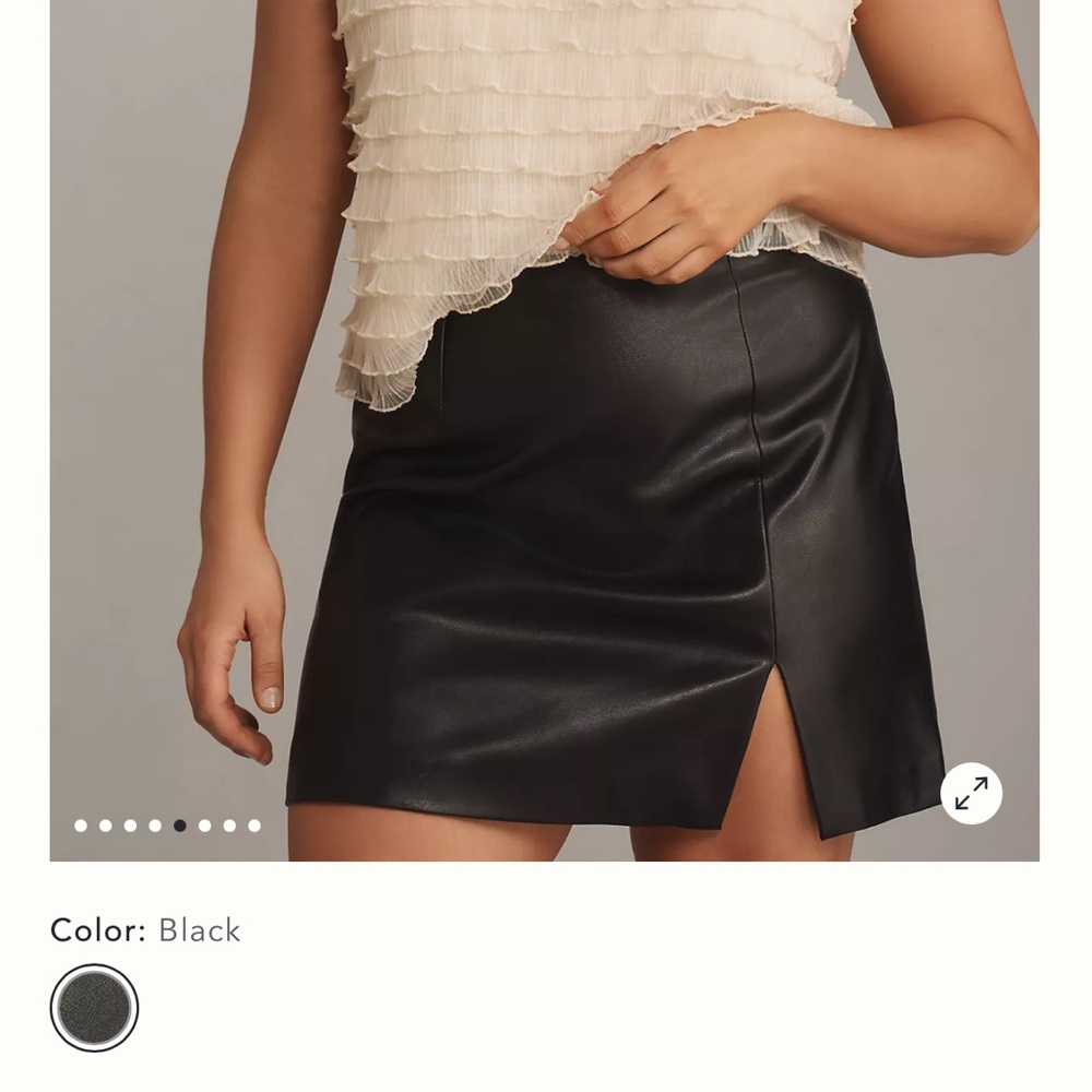 Maeve Black Mini Skirt
